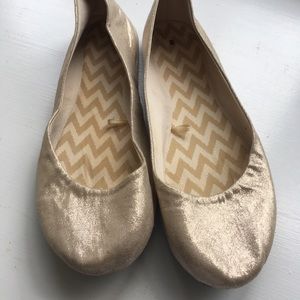 🩰Golden Ballet Flats